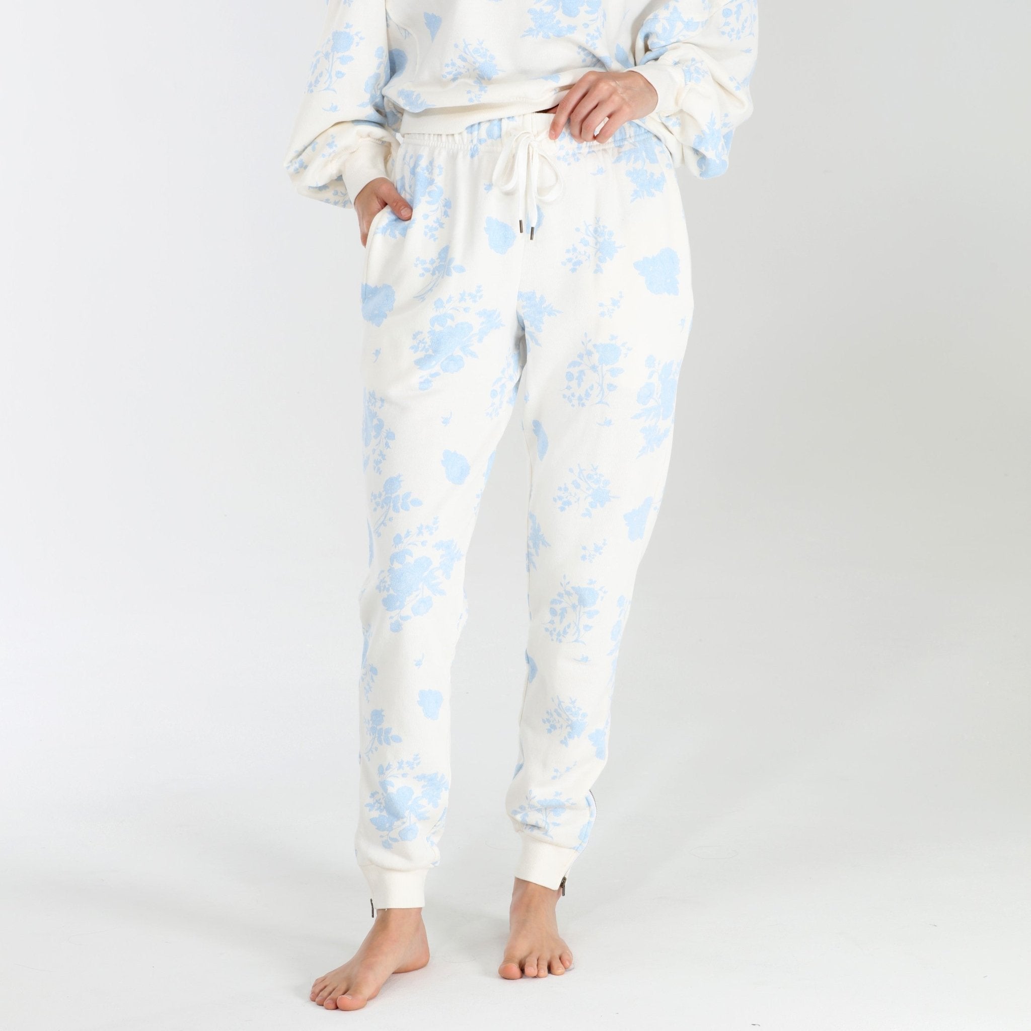 No Plans Jogger in Honeymoon Floral - Sleepwear & Loungewear -