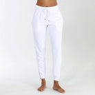 No Plans Jogger in White - Sleepwear & Loungewear - X-Large