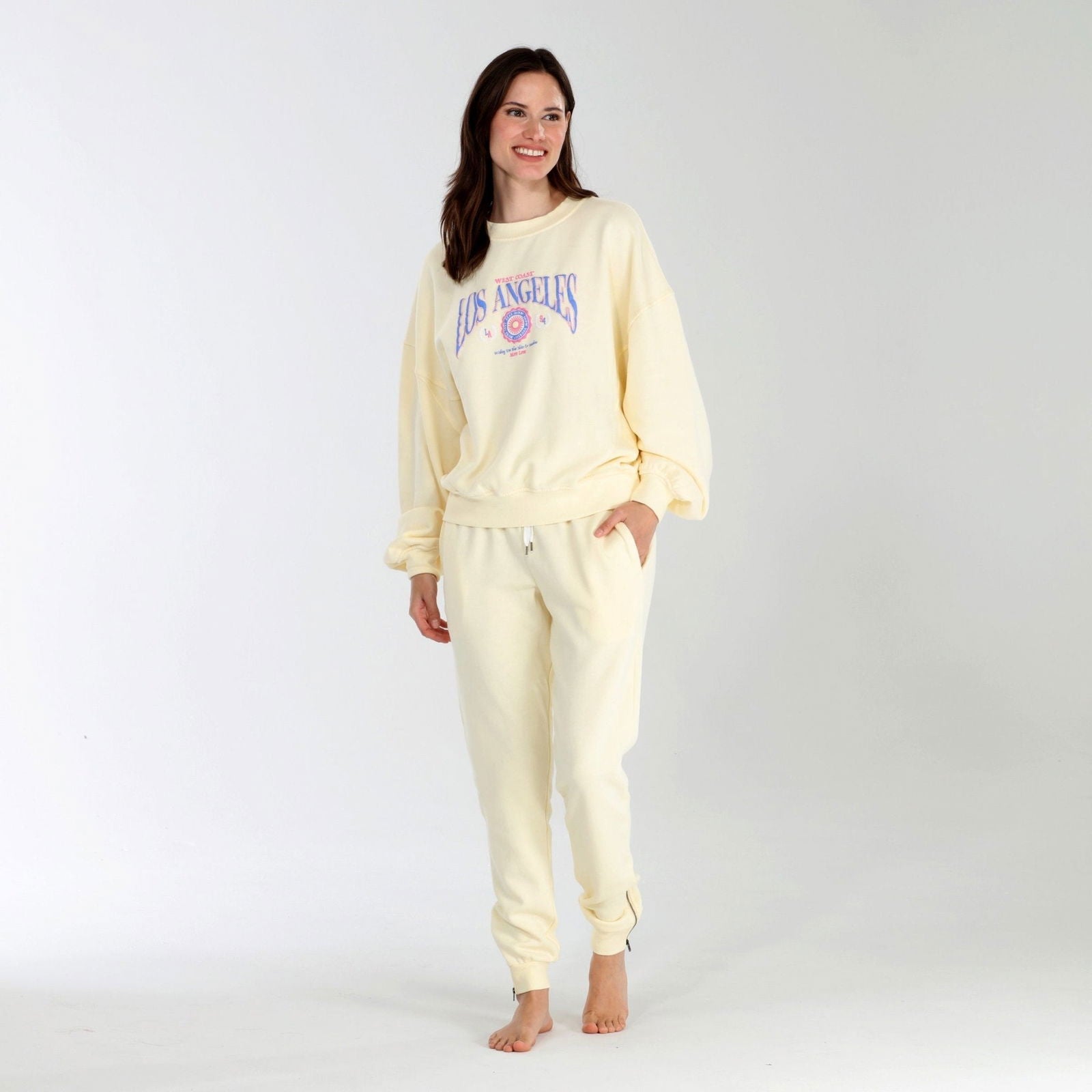 No Plans Sweatshirt in Daffodil - Sleepwear & Loungewear -