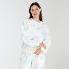 No Plans Sweatshirt in Honeymoon Floral - Sleepwear & Loungewear - X-Large