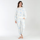 No Plans Sweatshirt in Honeymoon Floral - Sleepwear & Loungewear -