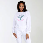 No Plans Sweatshirt in White - Sleepwear & Loungewear - X-Large