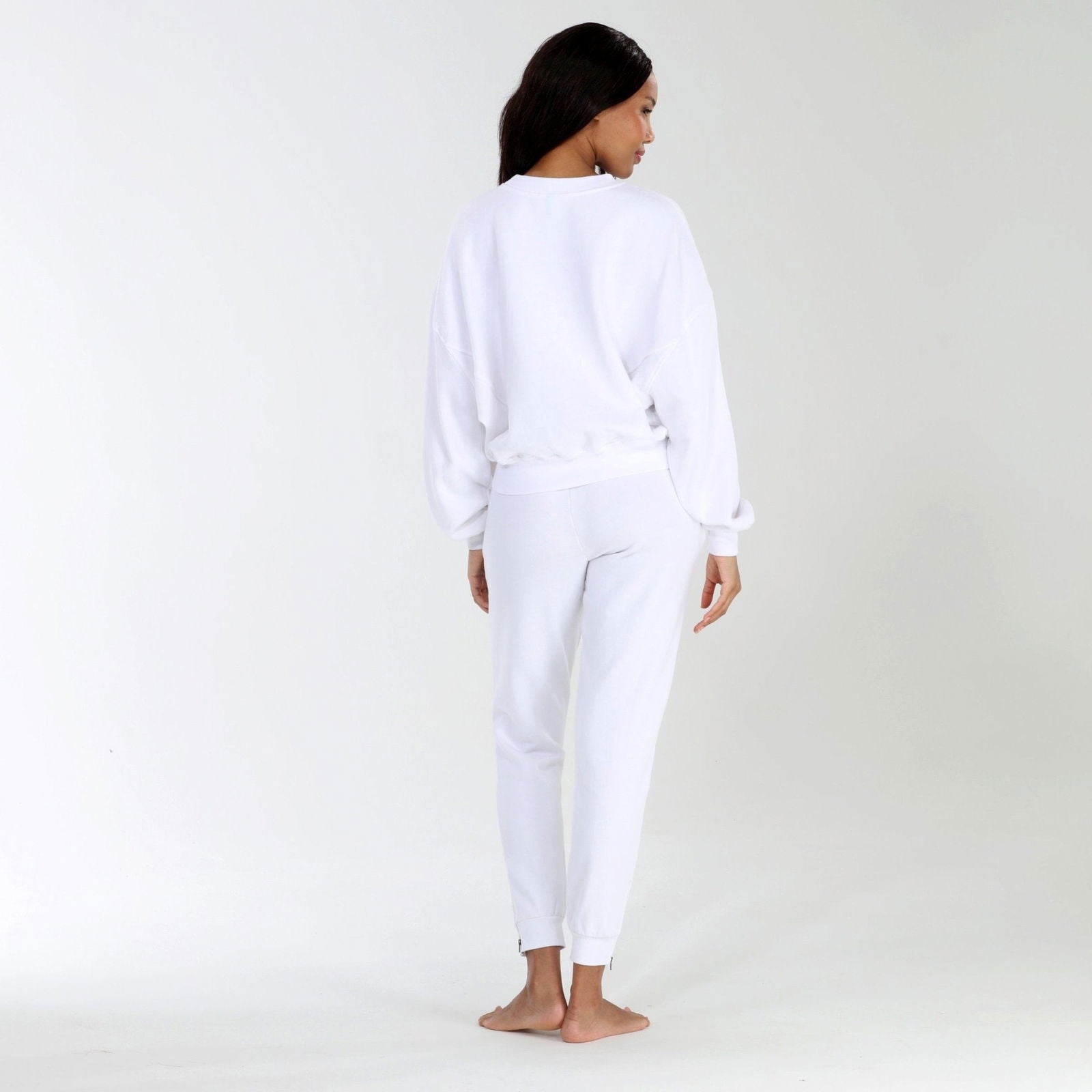 No Plans Sweatshirt in White - Sleepwear & Loungewear -