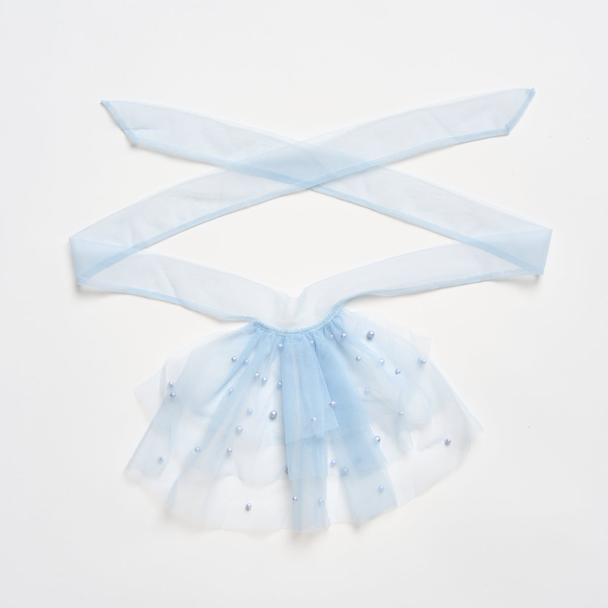 Pretty in Pearls Tie Booty Veil in Honeymoon - Accessory -