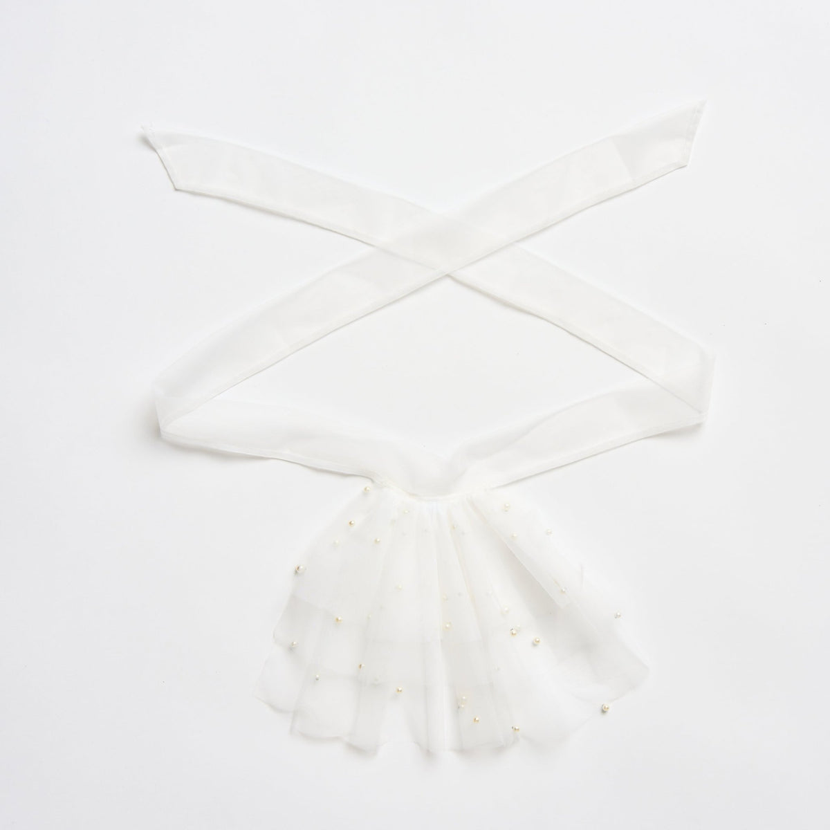 Pretty in Pearls Tie Booty Veil in White - Accessory -