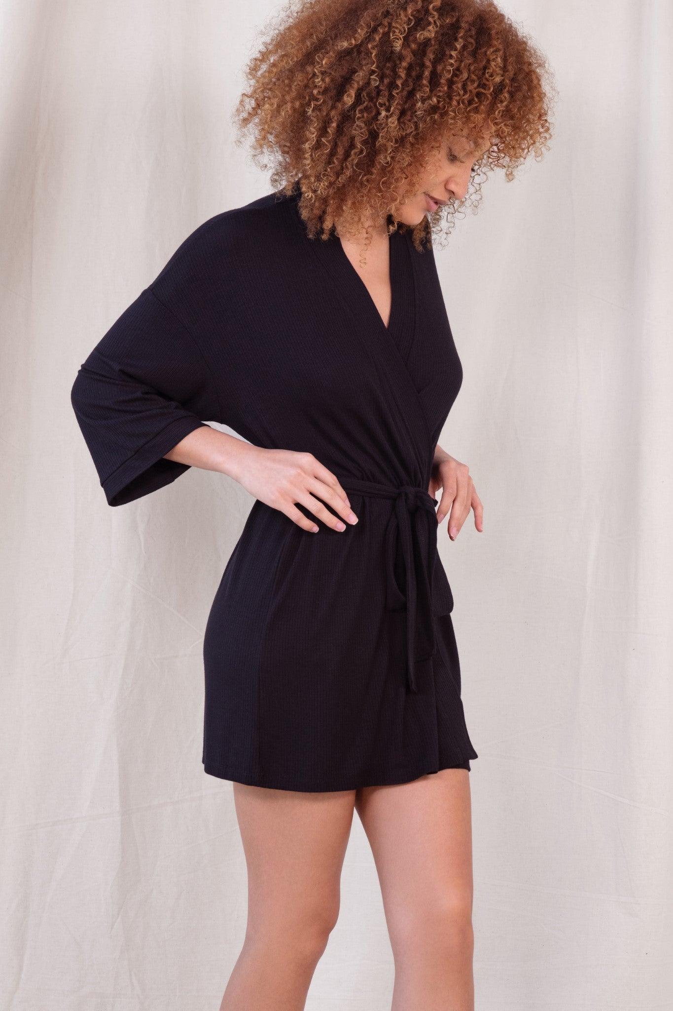 Renew Robe In Black - Robe -