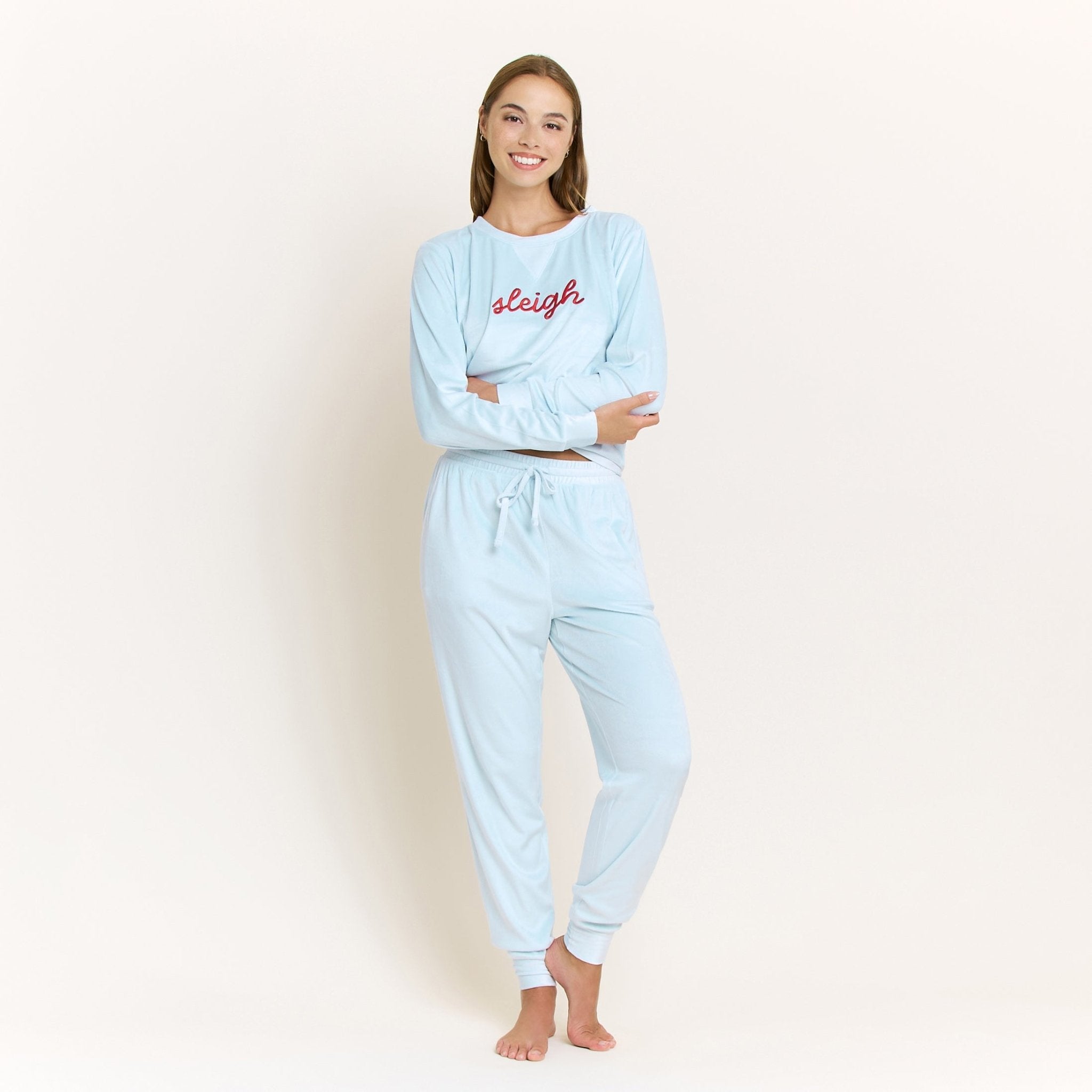Simply Cozy Long Set in Frosty - - XL