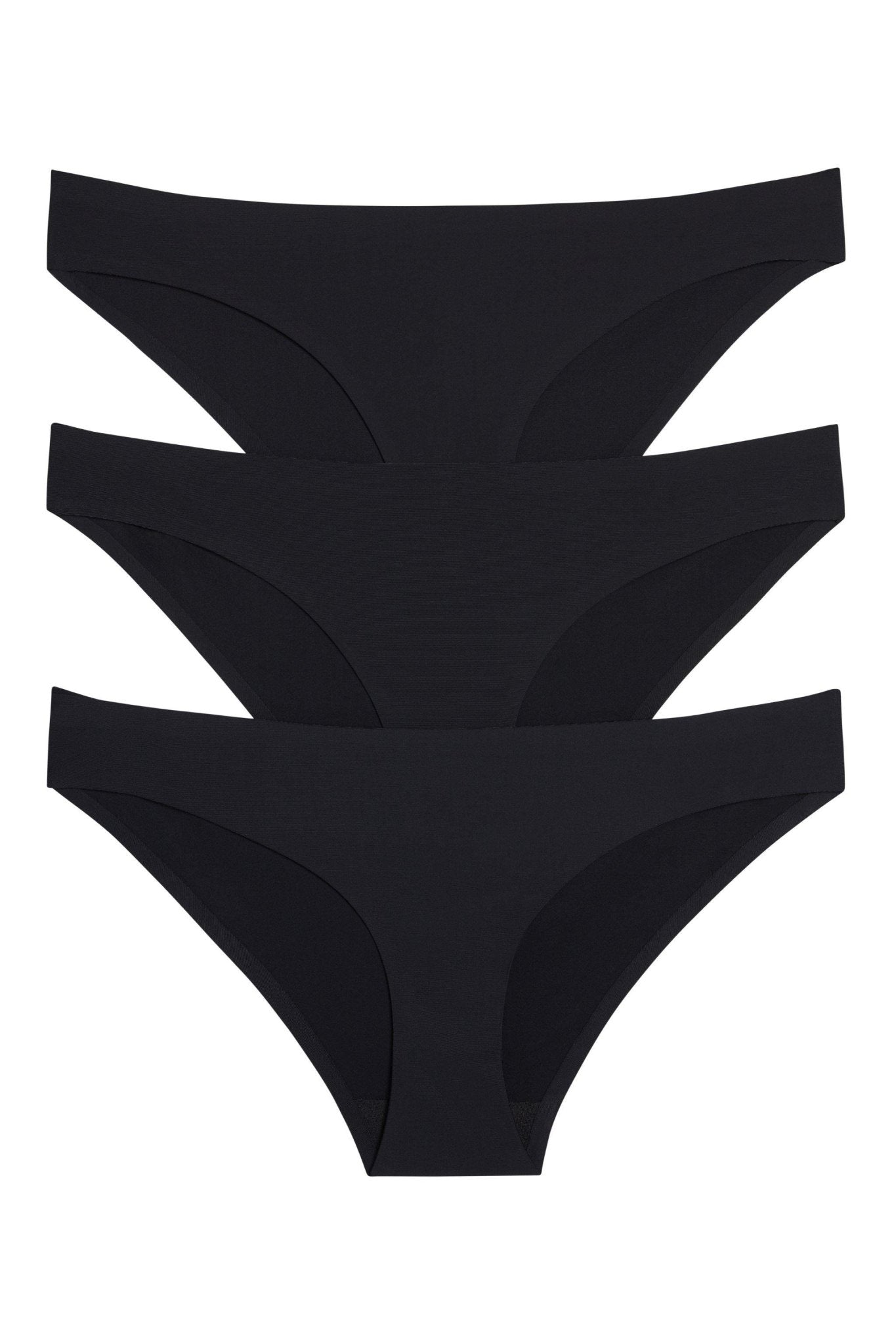 Skinz Hipster 3-Pack - Panty - Black Black