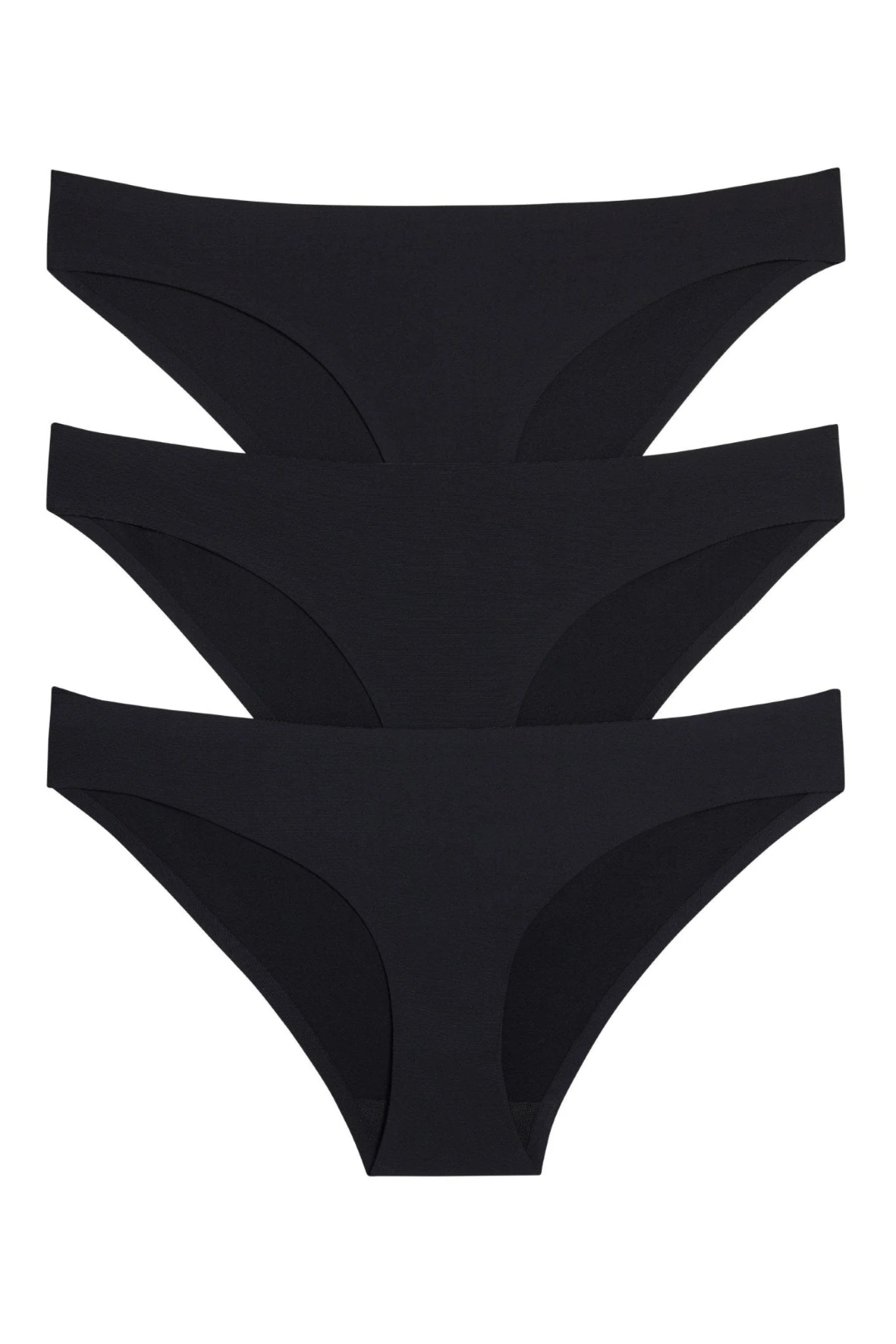 Skinz Hipster 3-Pack In Black - Panty -