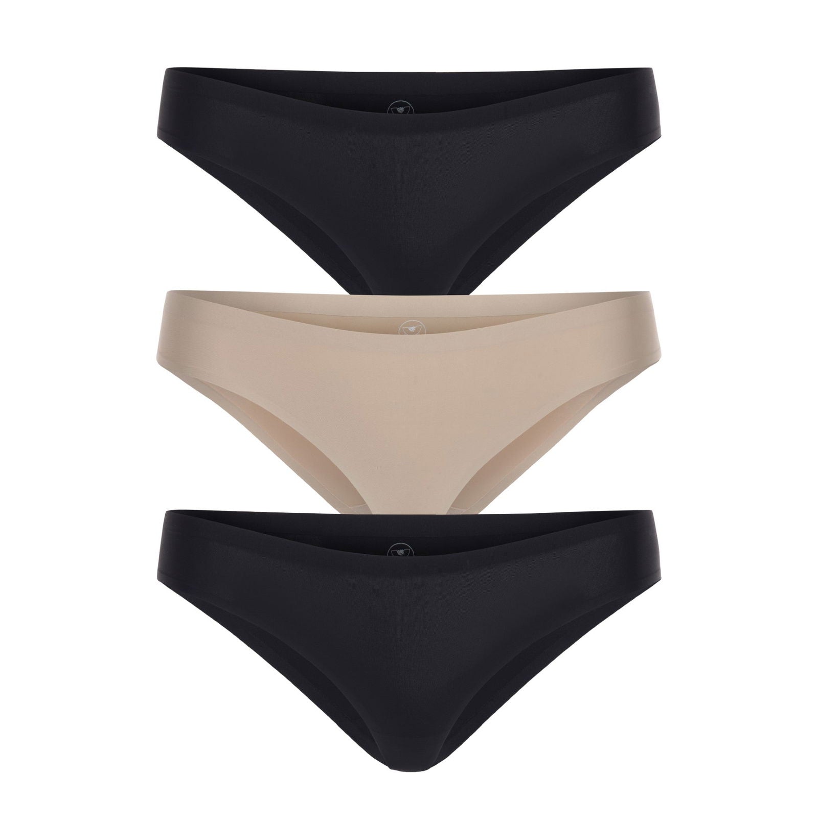 Skinz Hipster 3-Pack In Black/Nude/Black - Underwear -