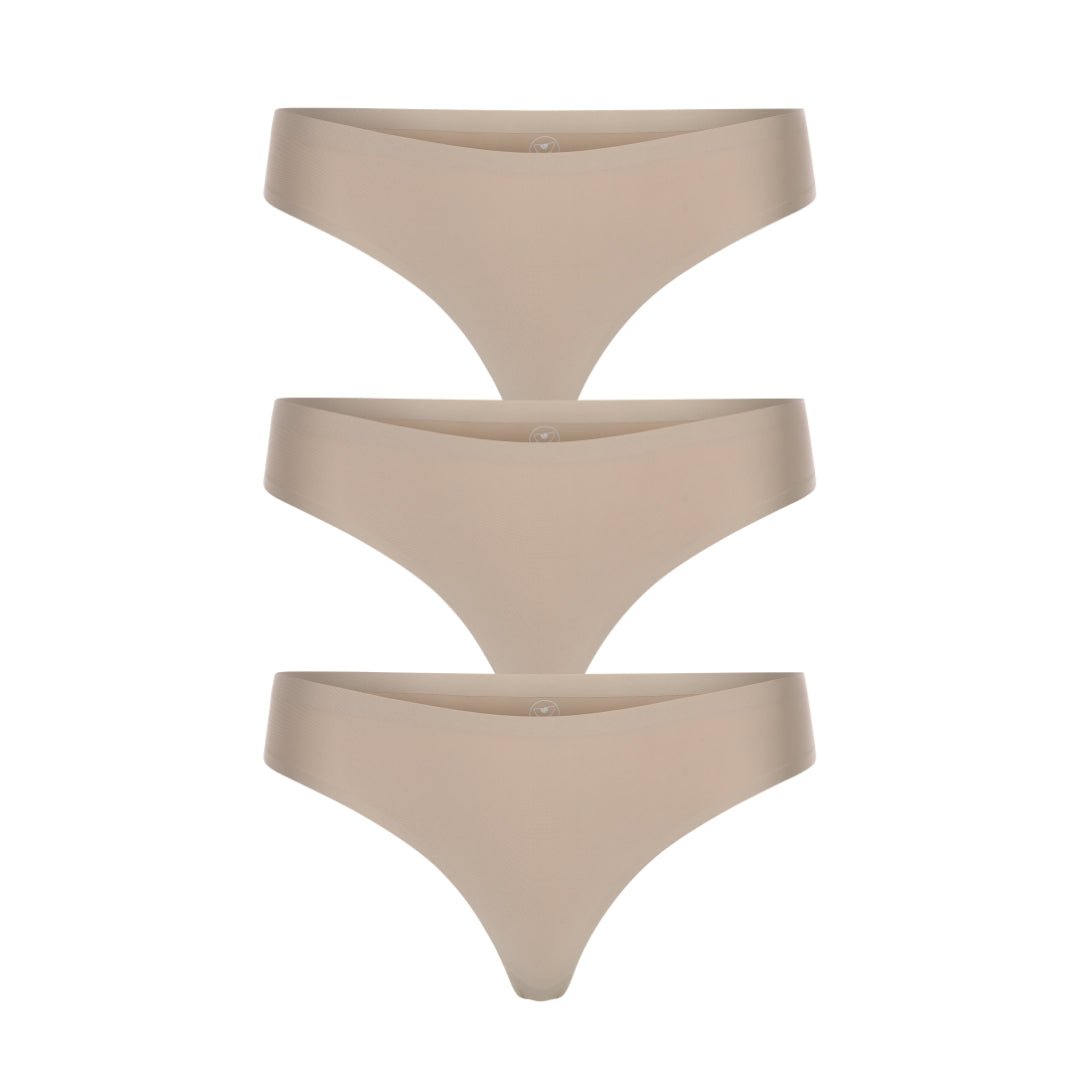 Skinz Thong 3-Pack In Nude - Panty -