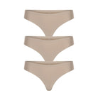 Skinz Thong 3-Pack In Nude - Panty -