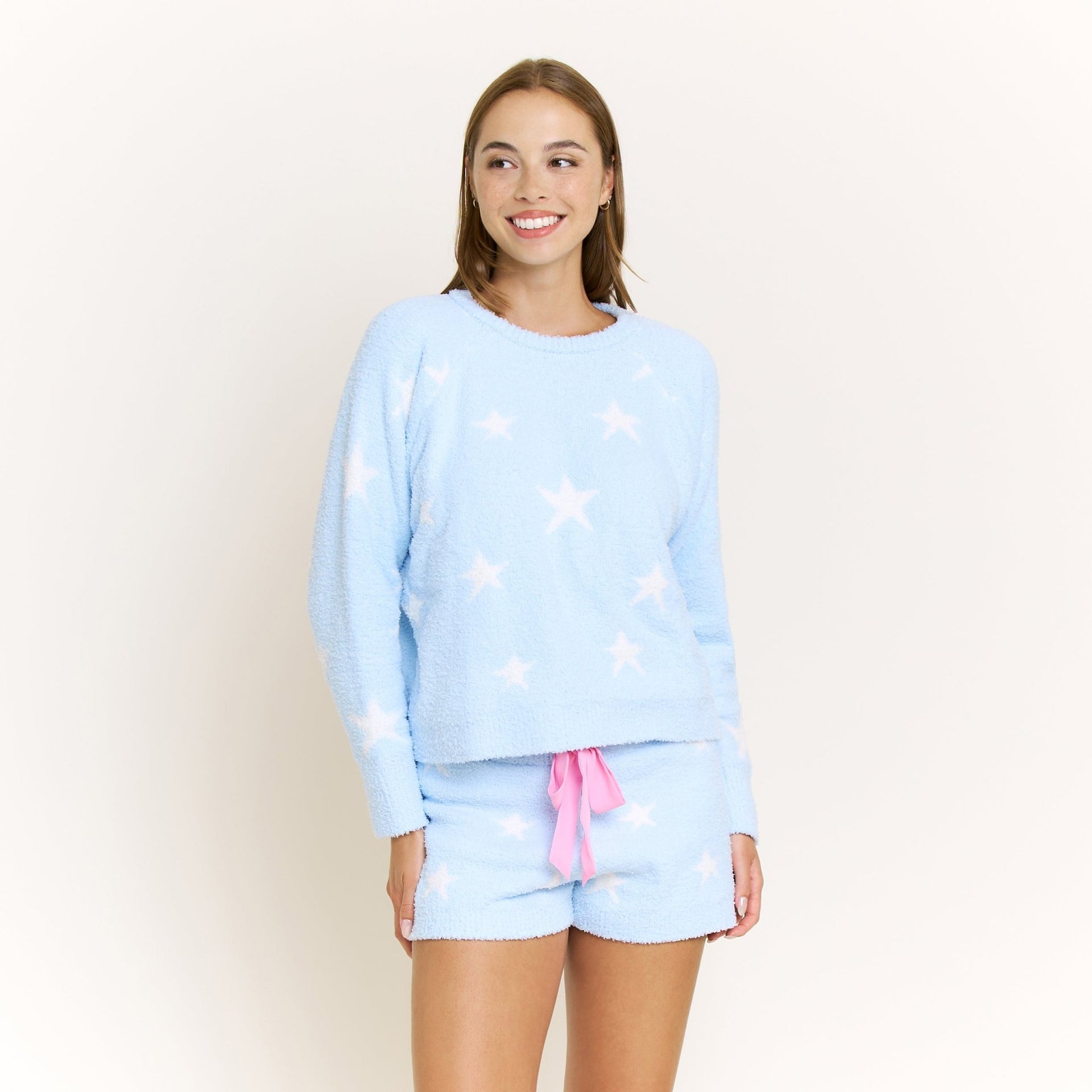 Snow Angel Sweater in Frosty Stars - Sleepwear & Loungewear - XL