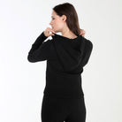 Spice It Up Zip Hoodie In Black - Loungewear -