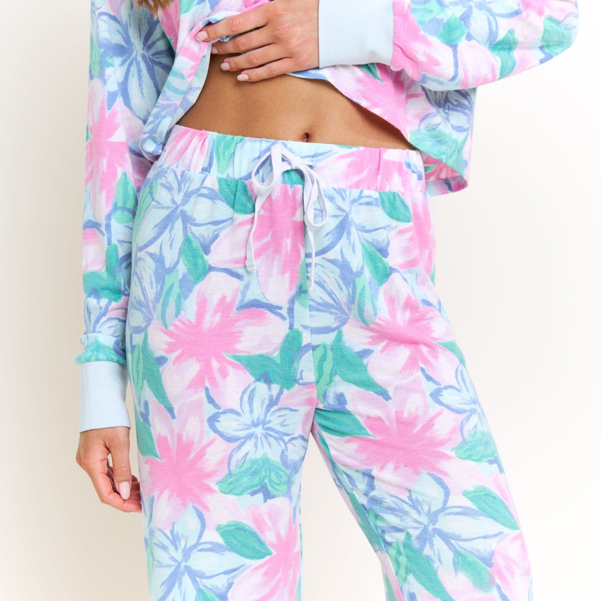 Star Seeker Long Open Set in Daybreak Floral - -