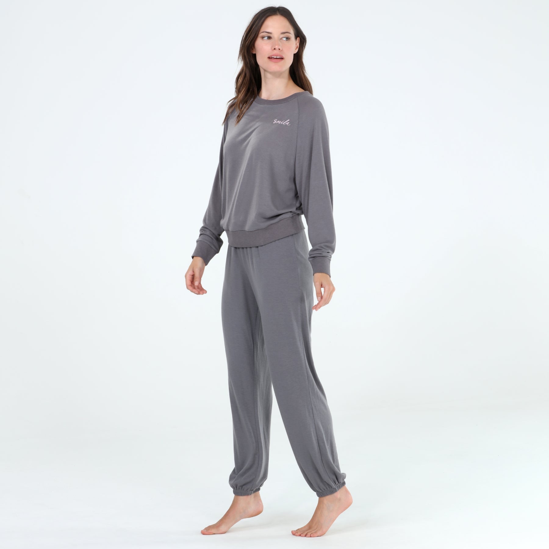 Star Seeker Long Set In Ash - Loungewear -