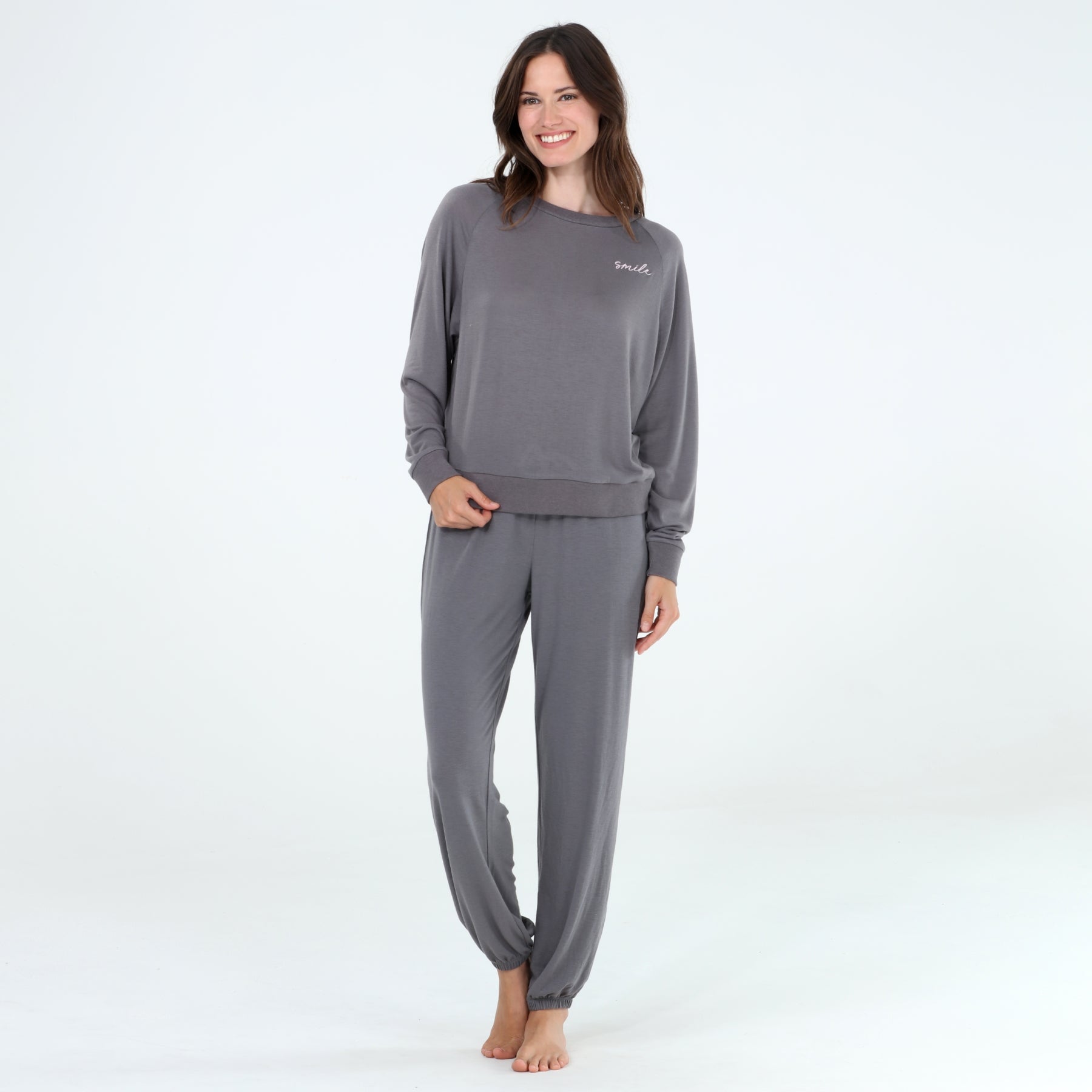 Star Seeker Long Set In Ash - Loungewear - X-Large