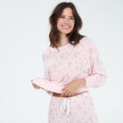 Star Seeker Long Set In Ballet Bouquets - Loungewear -