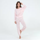 Star Seeker Long Set In Ballet Bouquets - Loungewear -