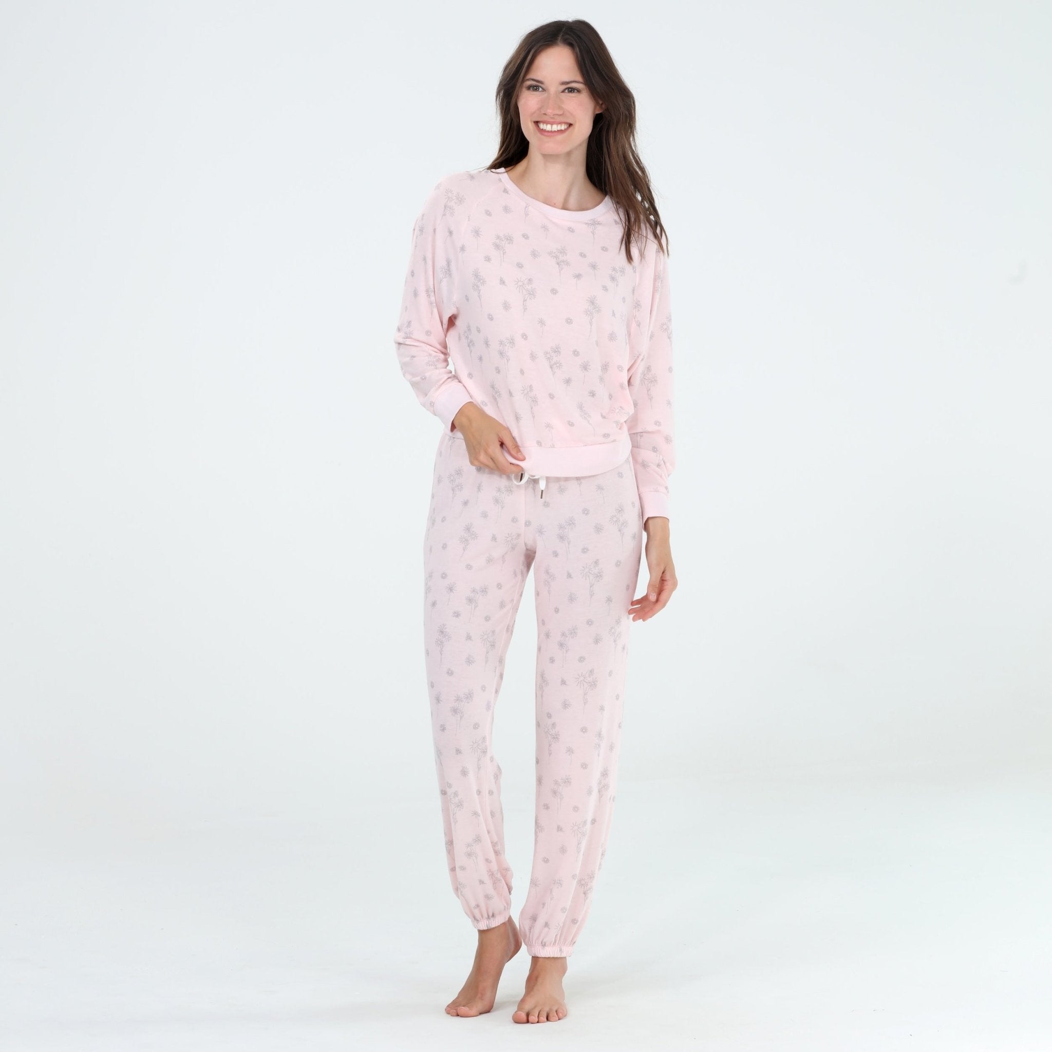 Star Seeker Long Set In Ballet Bouquets - Loungewear - XL