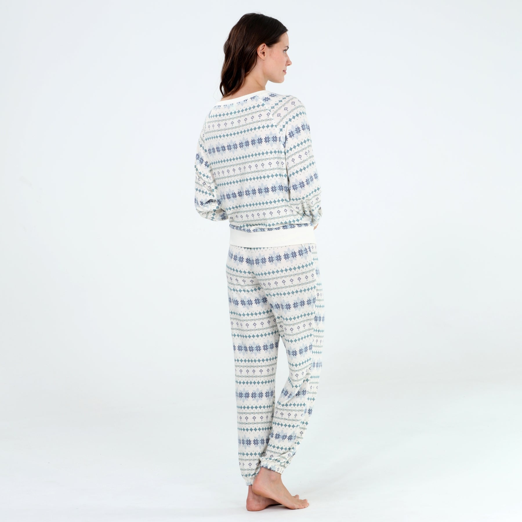 Star Seeker Long Set In Beso Fair Isle - Loungewear -