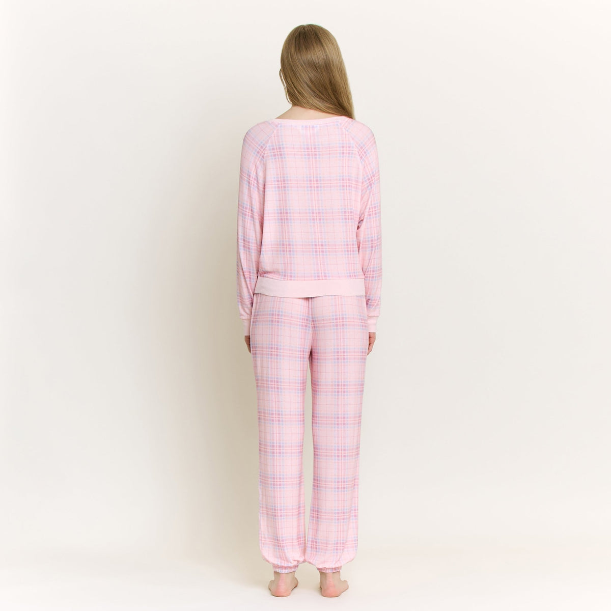 Star Seeker Long Set in Budding Plaid - Sleepwear & Loungewear -