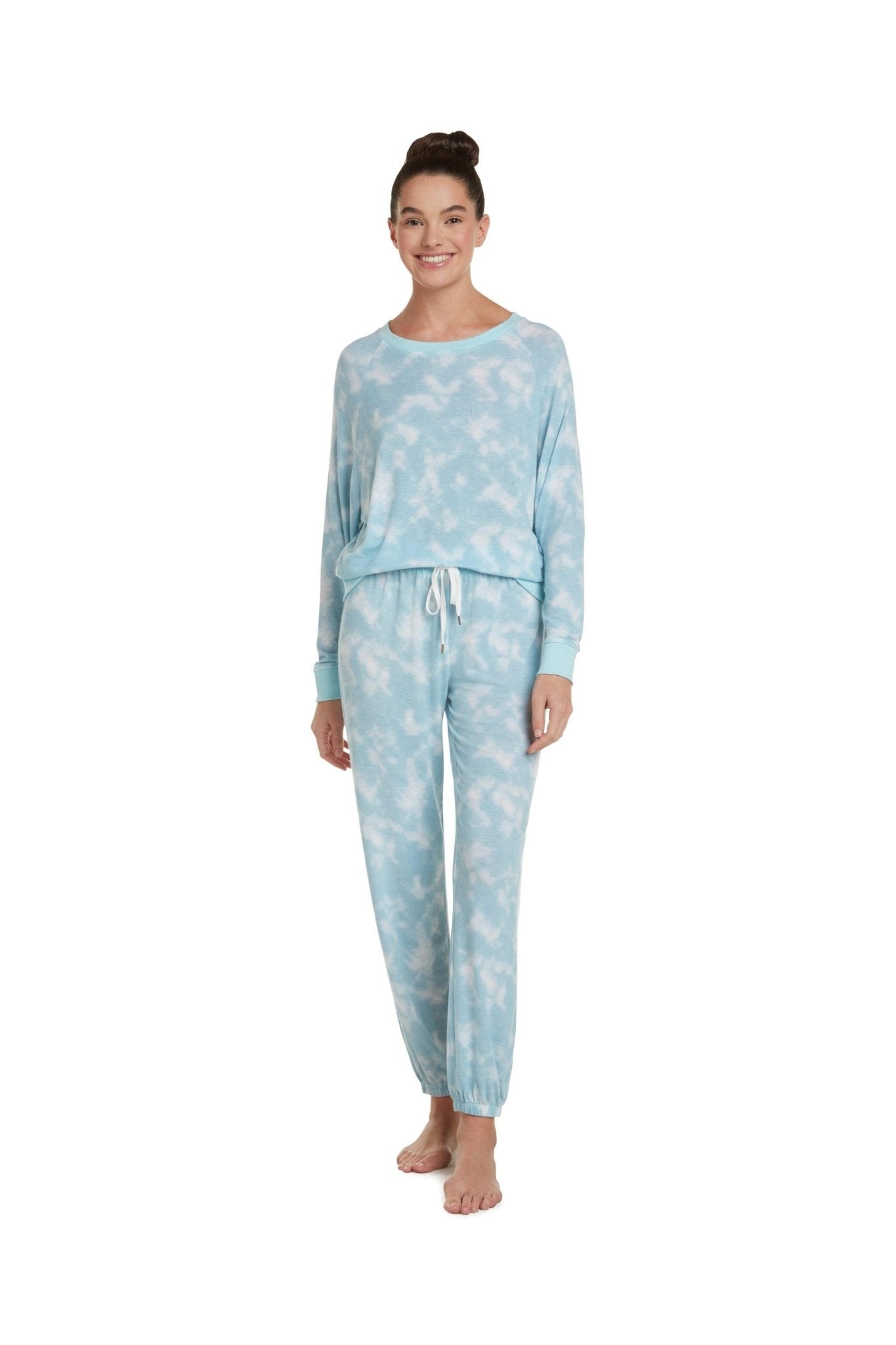 Star Seeker Long Set In Cloudy Sky - Sleepwear & Loungewear - X-Large