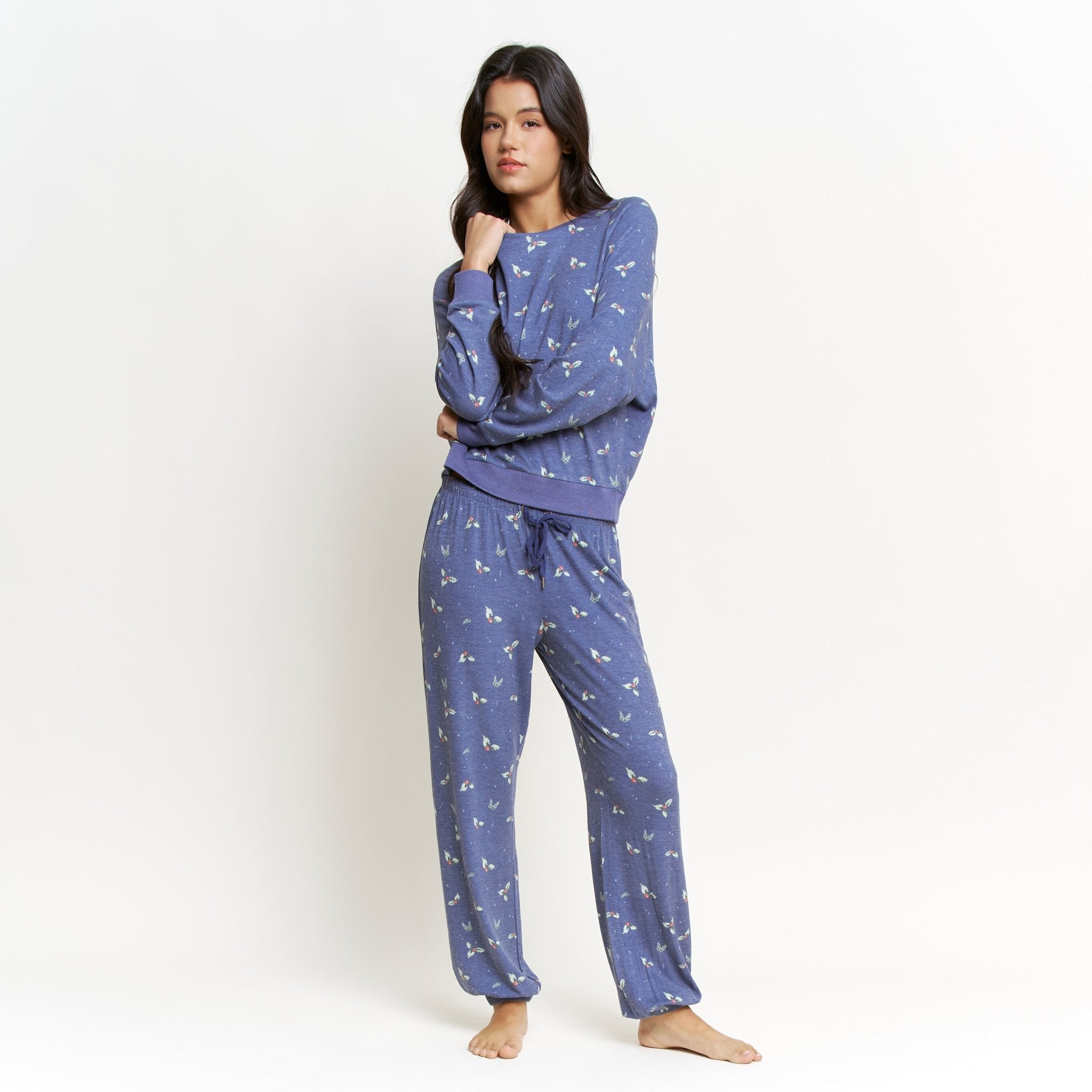 Star Seeker Long Set in Dreamspell Holly - Sleepwear & Loungewear - XL
