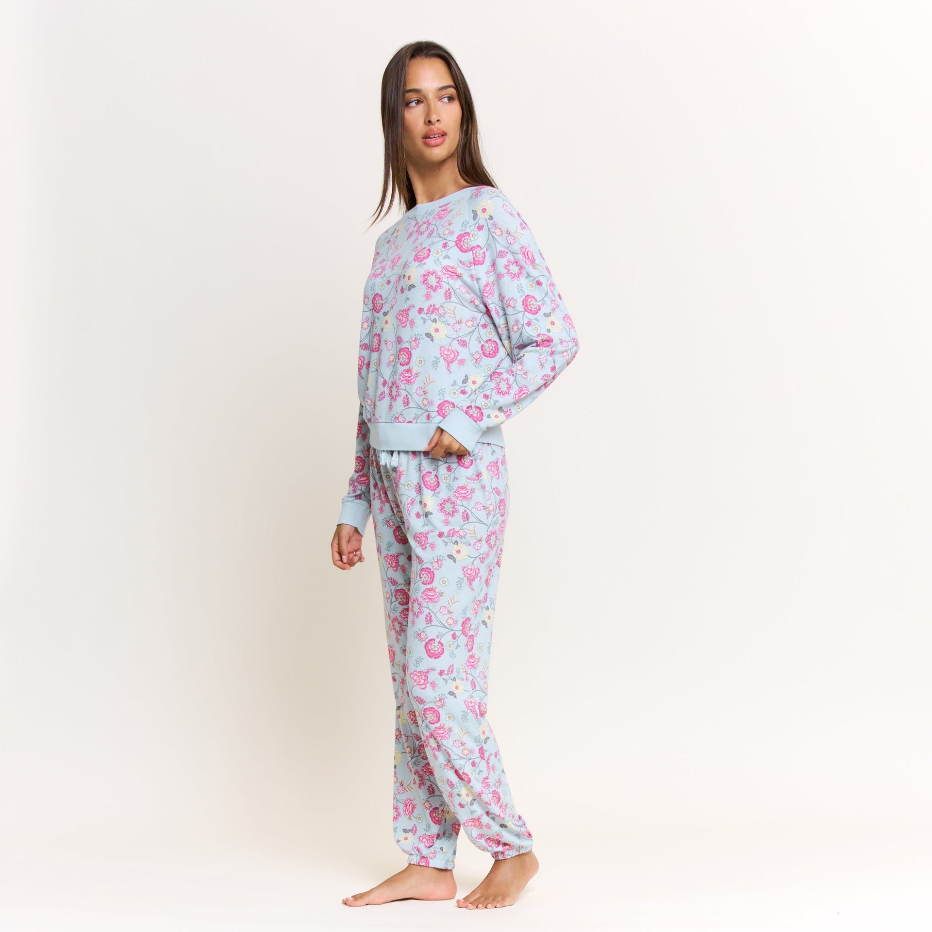 Star Seeker Long Set in Drift Vine Poppy - Sleepwear & Loungewear -