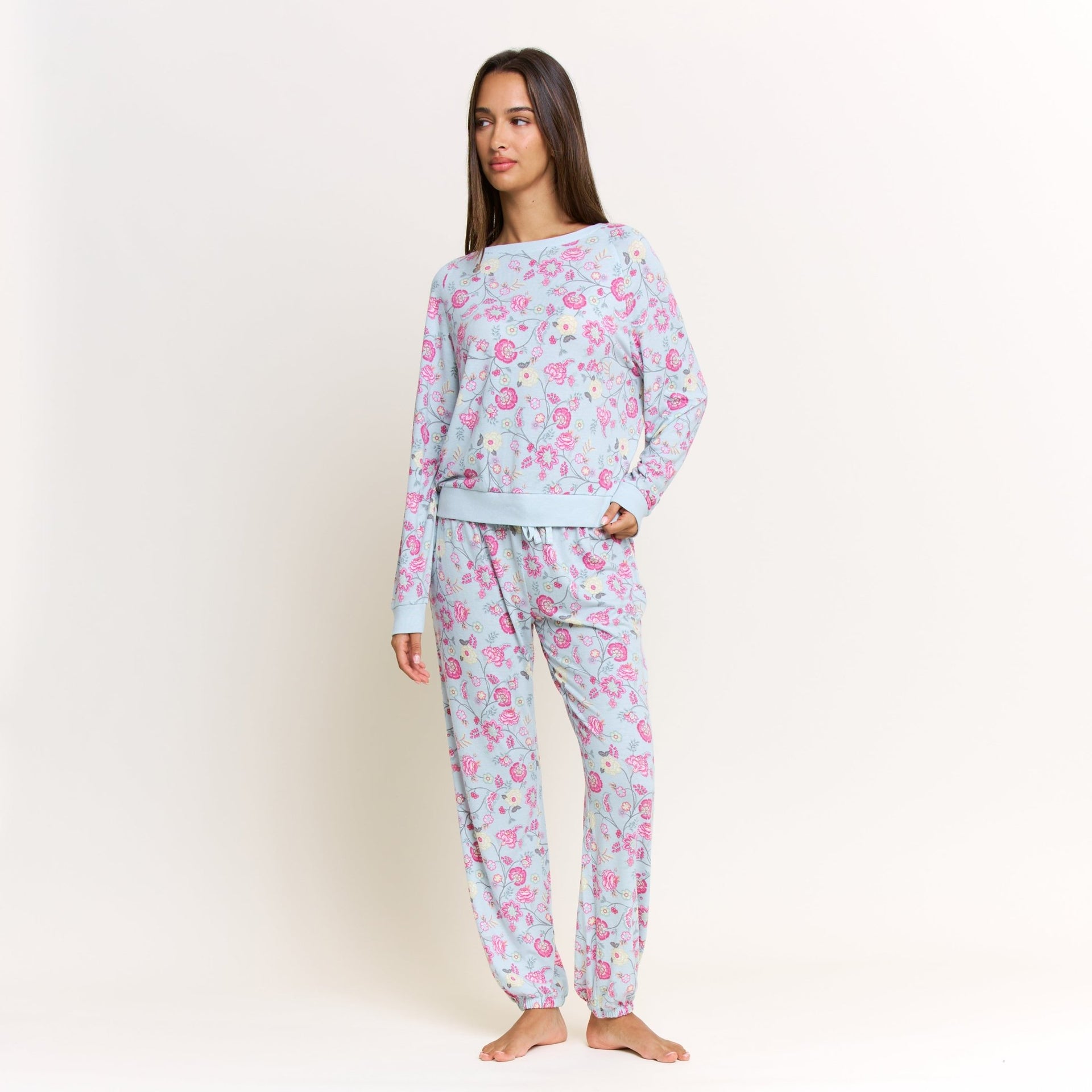 Star Seeker Long Set in Drift Vine Poppy - Sleepwear & Loungewear -