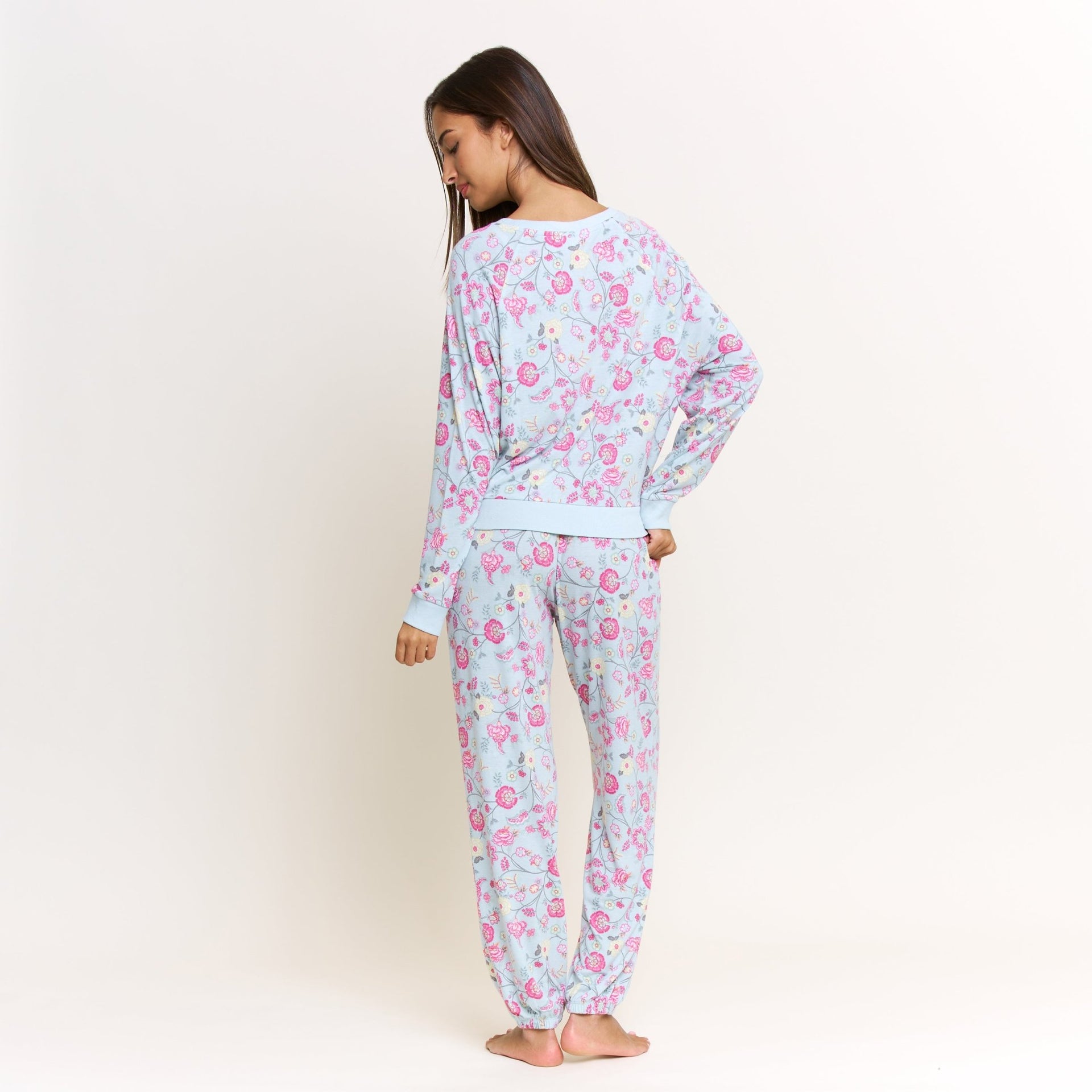 Star Seeker Long Set in Drift Vine Poppy - Sleepwear & Loungewear -