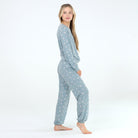 Star Seeker Long Set In Earl Grey Floral - Loungewear -