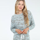 Star Seeker Long Set In Fern Camo - Loungewear -