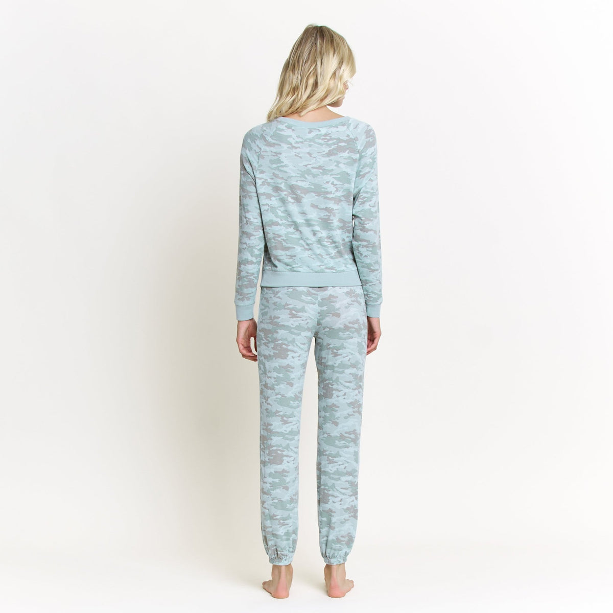 Star Seeker Long Set In Fern Camo - Sleepwear & Loungewear -