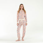 Star Seeker Long Set In Frolic Geo - Loungewear - X-Large