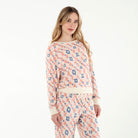 Star Seeker Long Set In Frolic Geo - Loungewear -