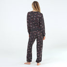 Star Seeker Long Set In Heart Daisies - Loungewear -