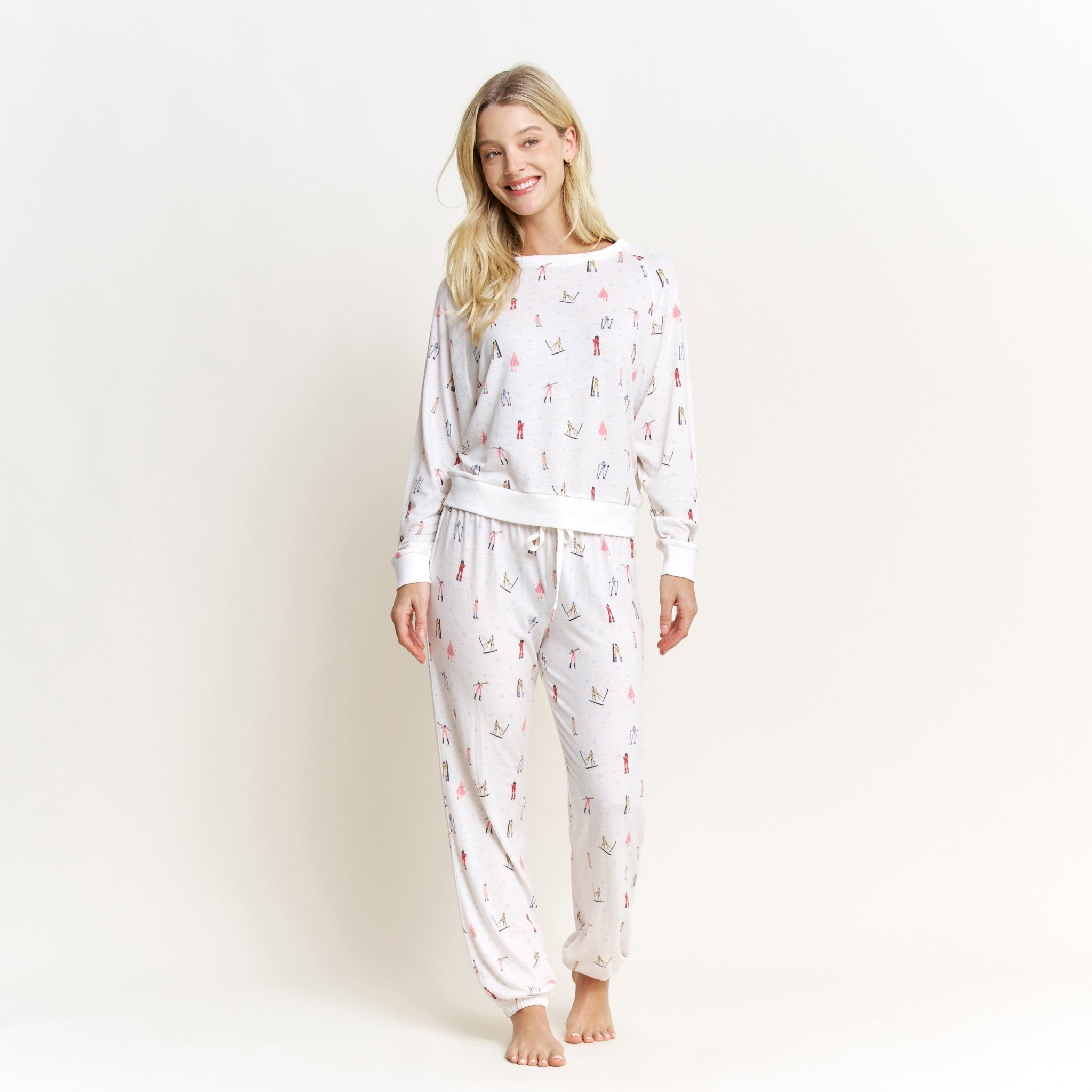 Star Seeker Long Set in Ivory Ski Girls - Sleepwear & Loungewear - XL