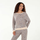 Star Seeker Long Set In Leopard - Sleepwear & Loungewear -