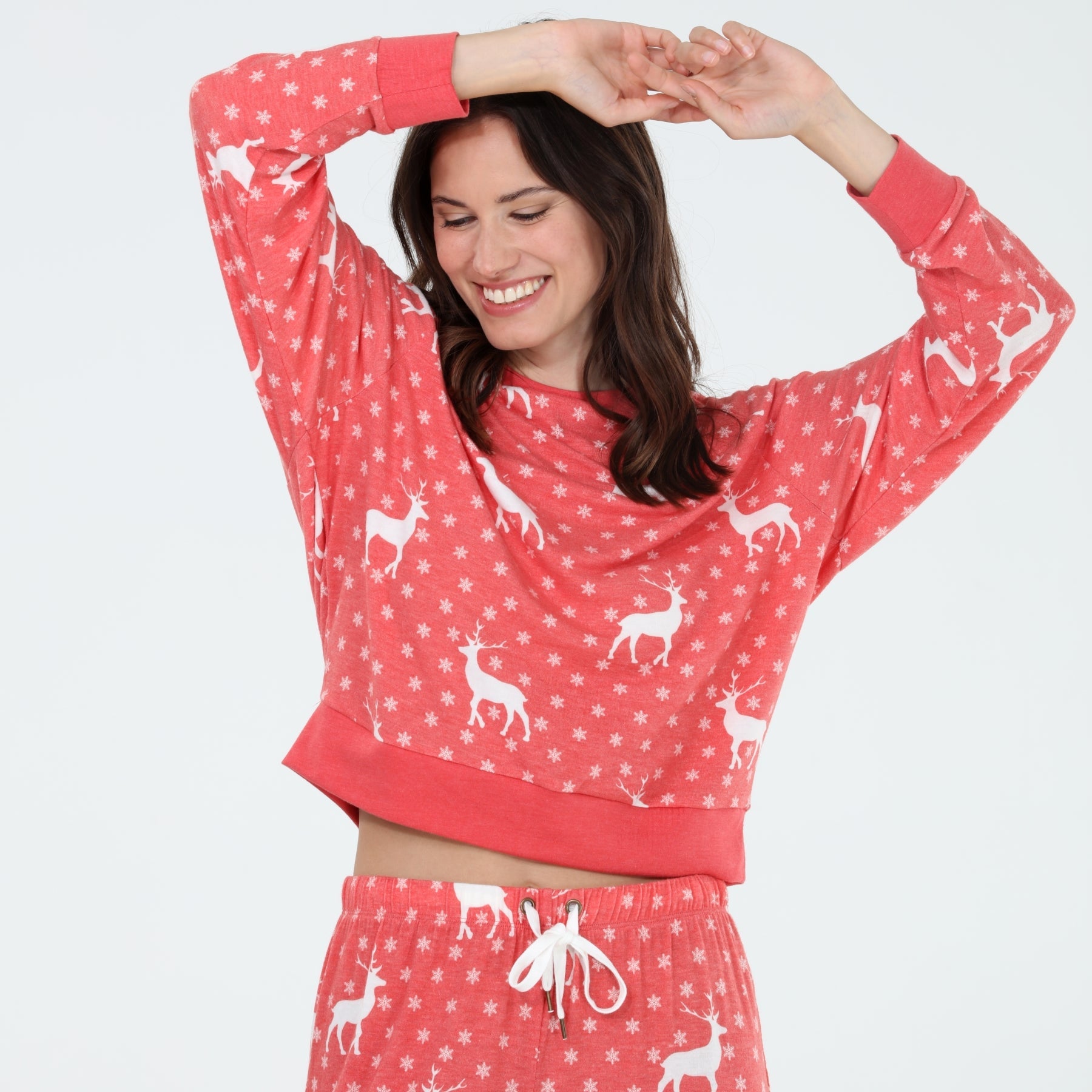 Star Seeker Long Set In Love Song Reindeer - Loungewear -