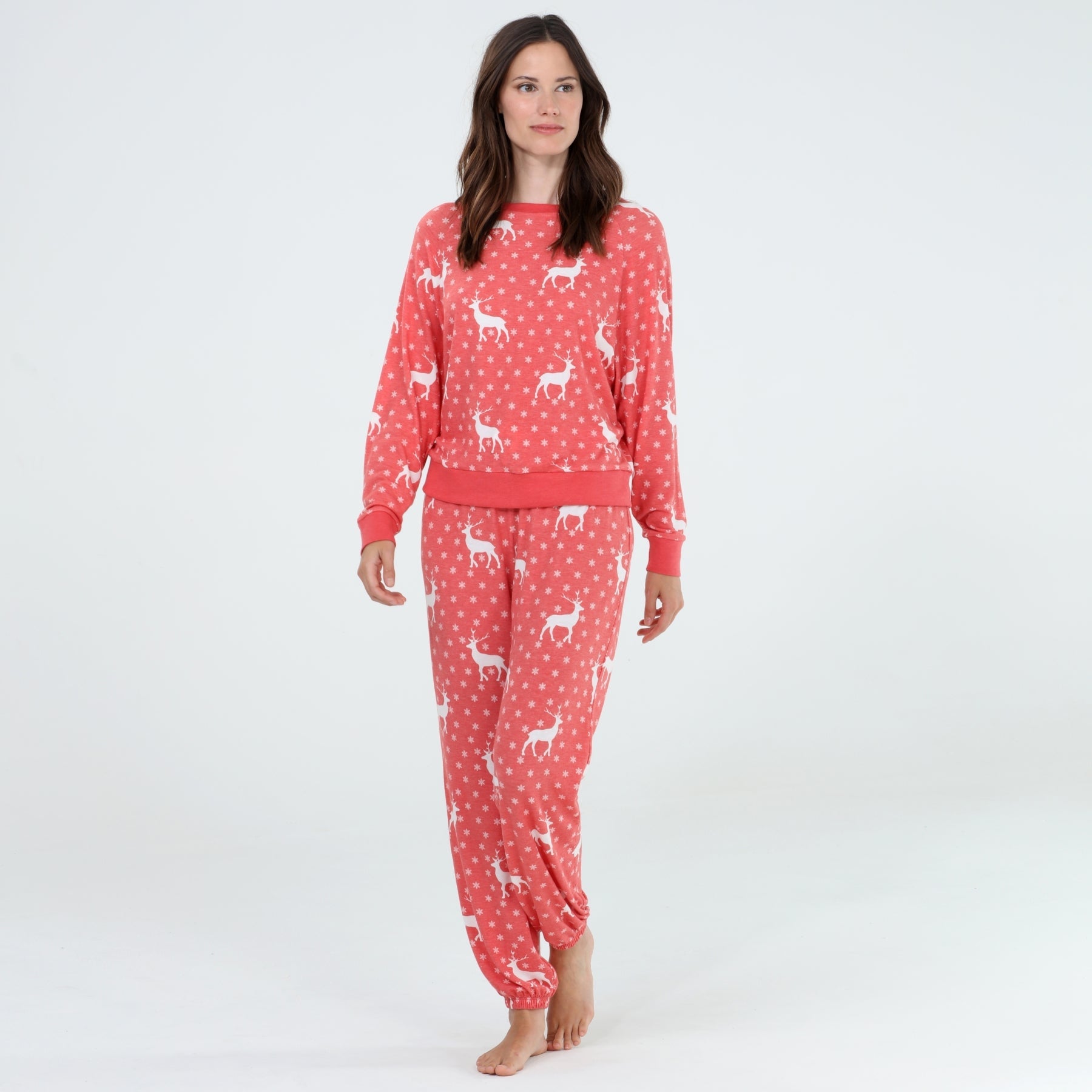 Star Seeker Long Set In Love Song Reindeer - Loungewear -