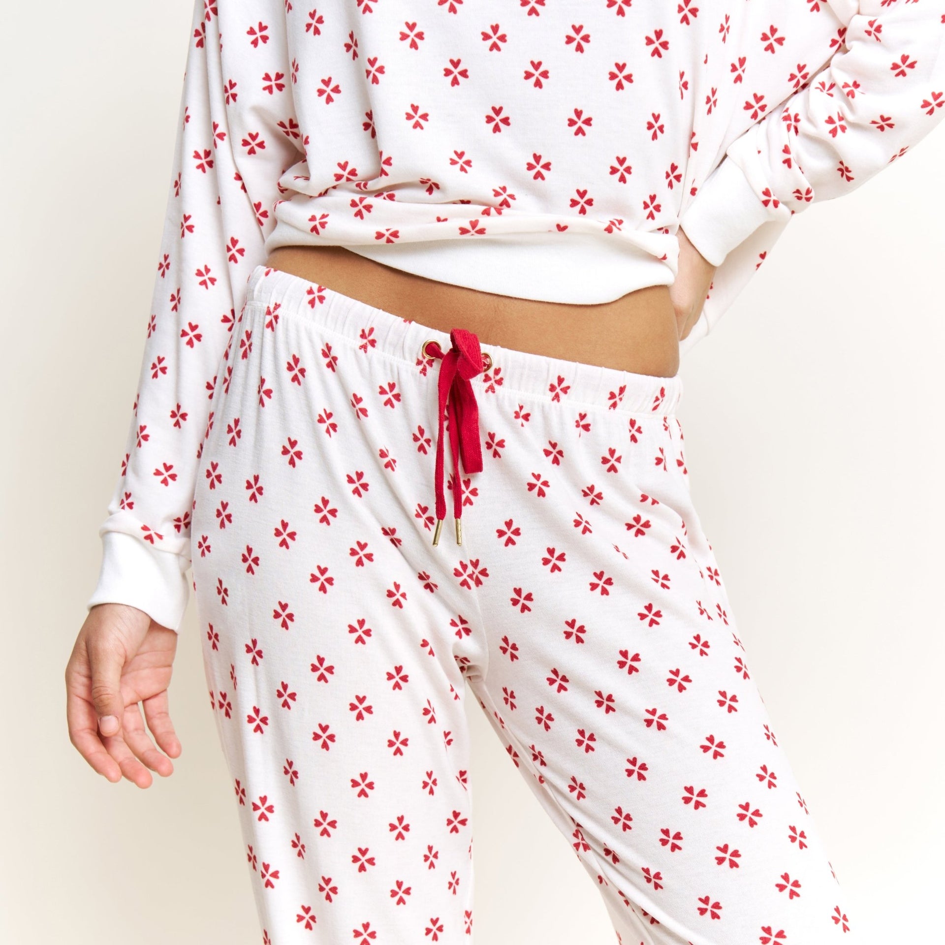Star Seeker Long Set in Lucky Hearts - Sleepwear & Loungewear -