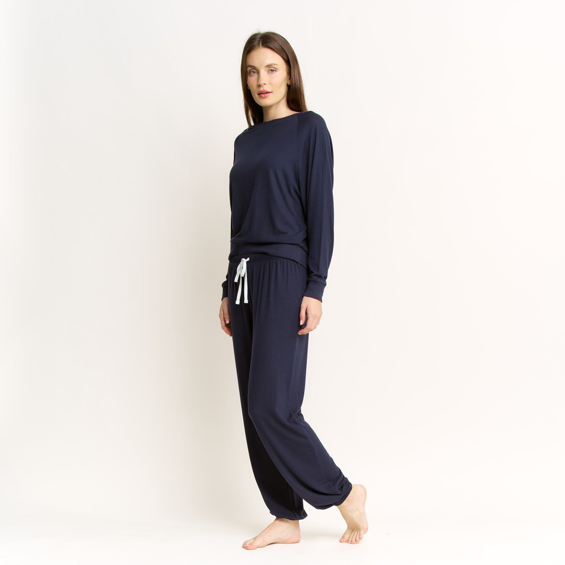 Star Seeker Long Set in Midnight - Sleepwear & Loungewear -