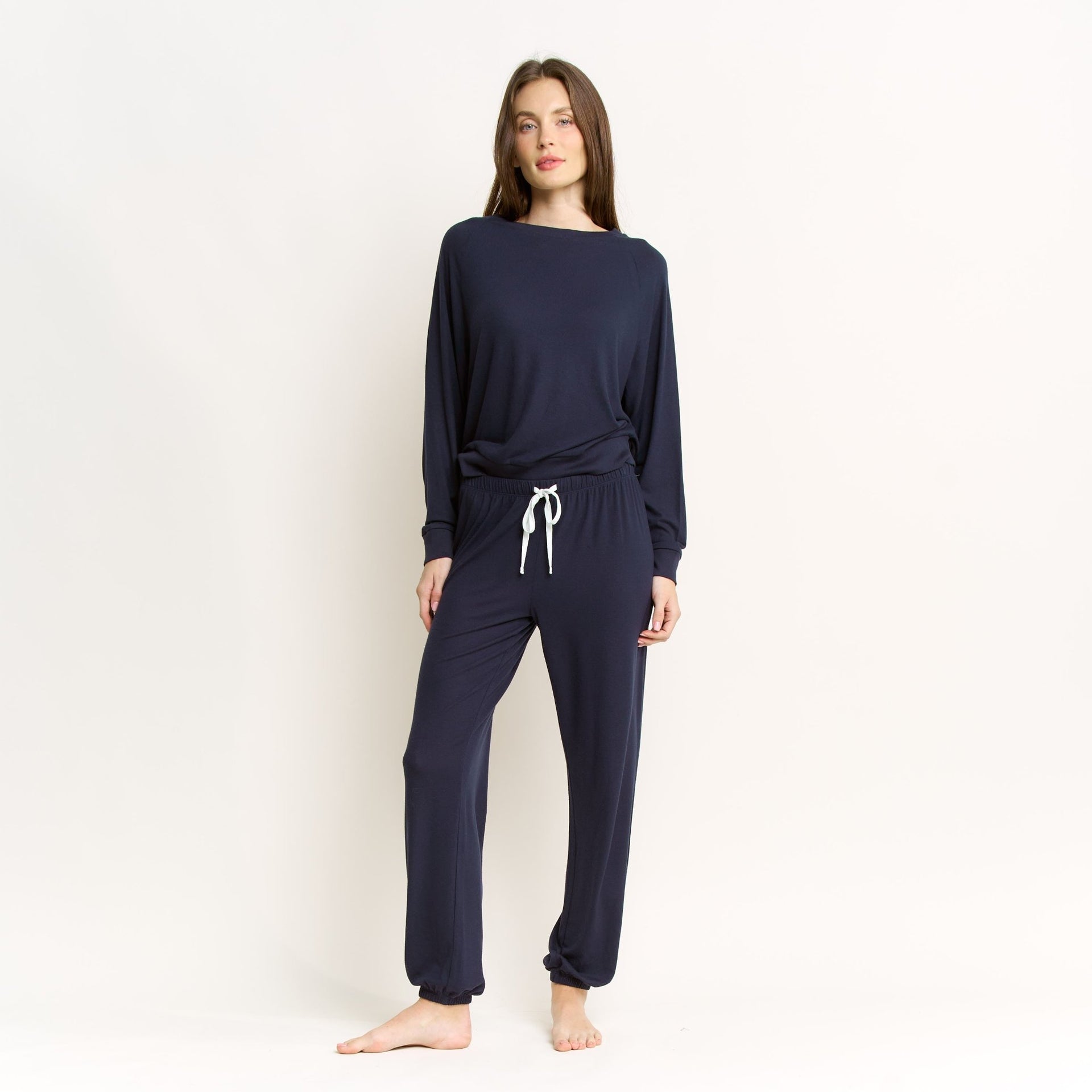Star Seeker Long Set in Midnight - Sleepwear & Loungewear -