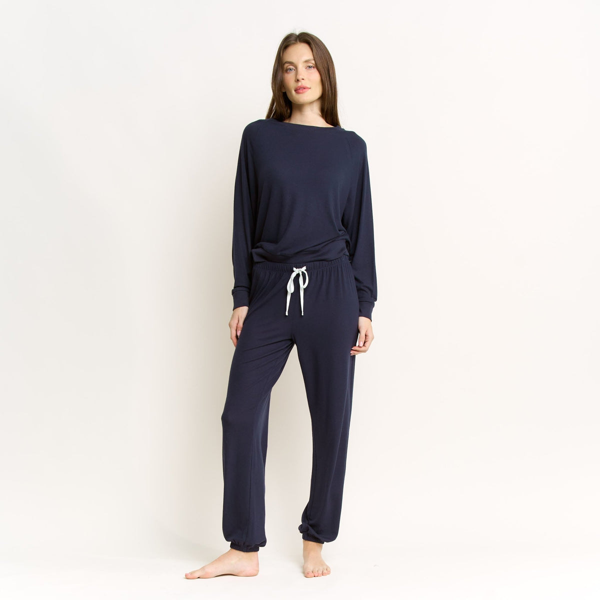 Star Seeker Long Set in Midnight - Sleepwear & Loungewear -