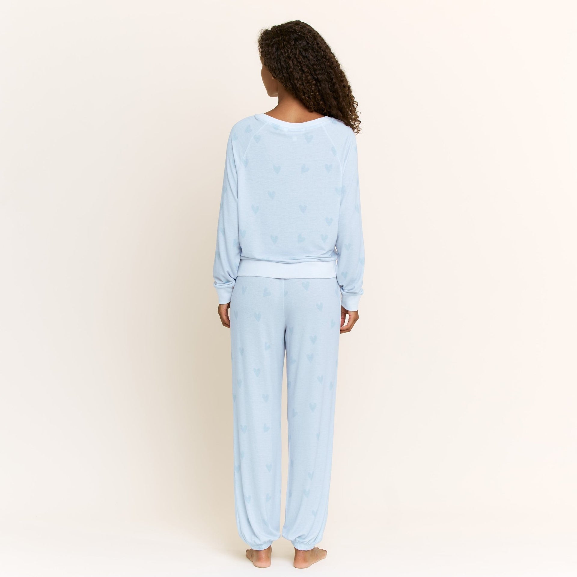 Star Seeker Long Set in Newlywed Hearts - Sleepwear & Loungewear -