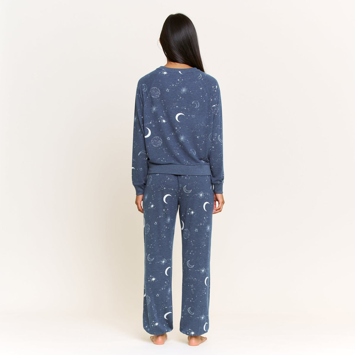 Star Seeker Long Set in Nightshade Lunar Skies - Sleepwear & Loungewear -