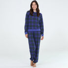 Star Seeker Long Set In Noel Plaid - Loungewear - X-Large