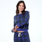 Star Seeker Long Set In Noel Plaid - Loungewear -