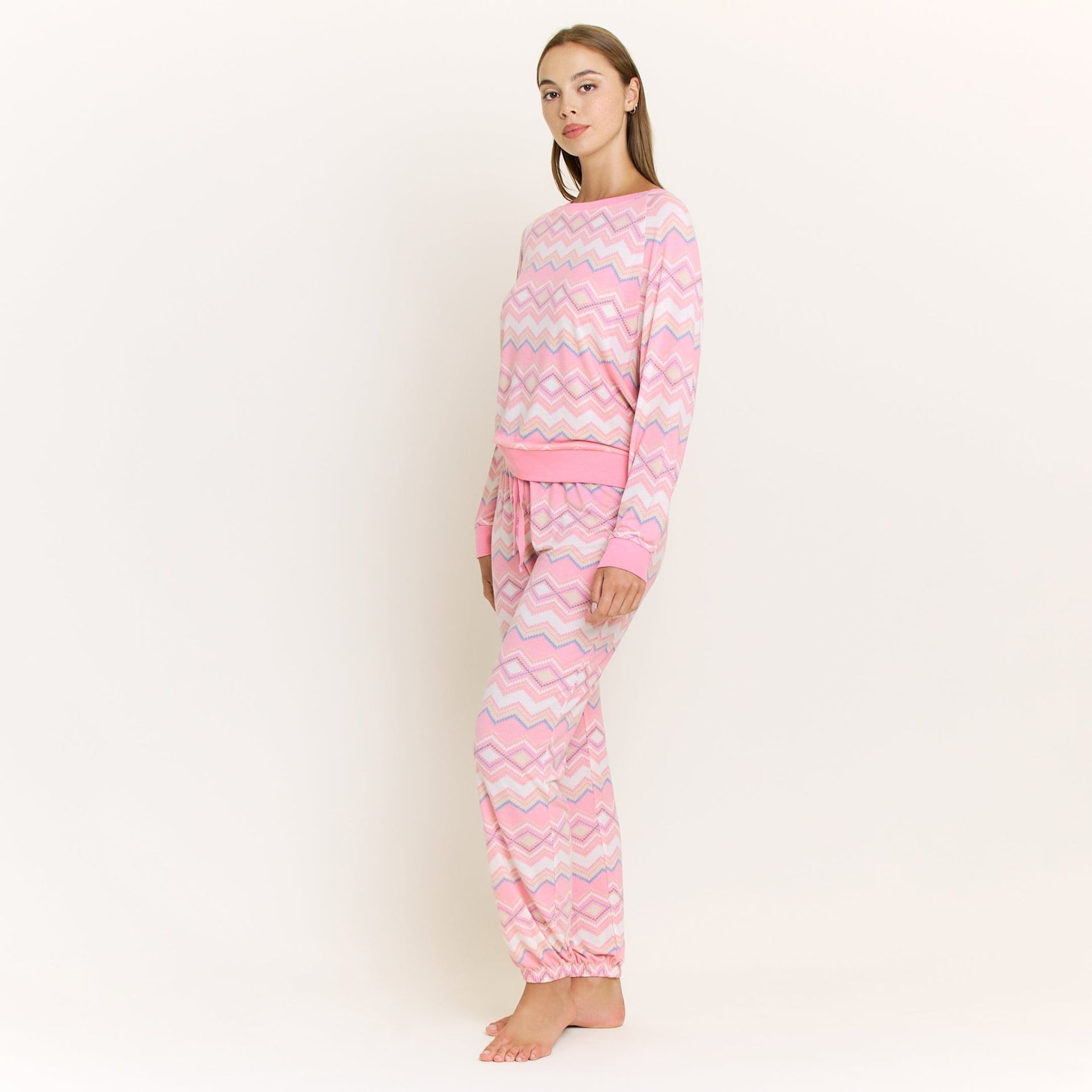 Star Seeker Long Set in Paloma Fair Isle - Sleepwear & Loungewear -